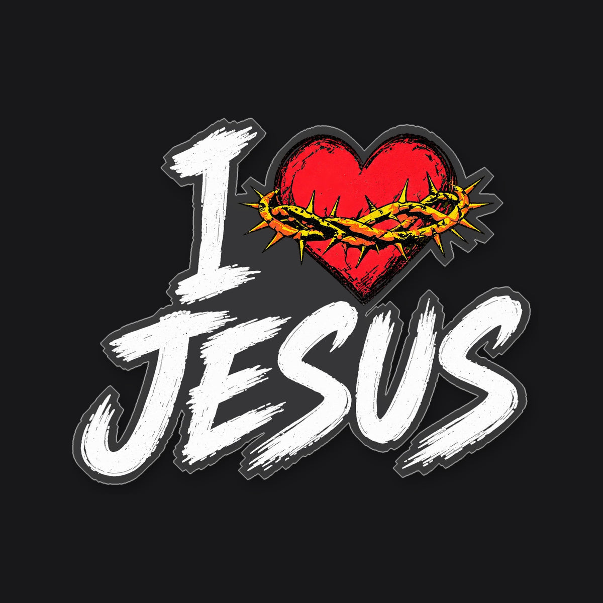 I Love Jesus Sticker