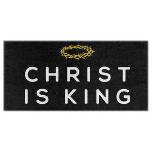 CHRIST IS KING BEACH TOWEL