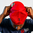 Load image into Gallery viewer, Jesus Is Lord Blackout Edition Leather Patch Hat