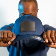 Load image into Gallery viewer, Star Spangled Banner Blackout Edition Leather Patch Hat