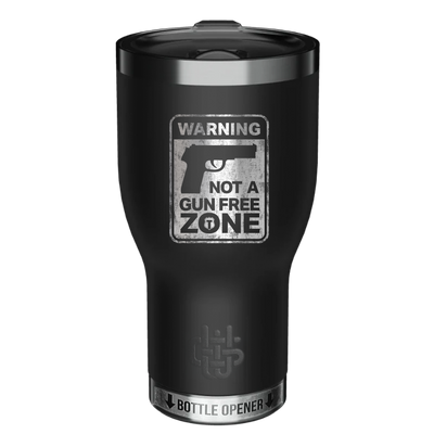 Not A Gun Free Zone Stainless Steel Tumbler