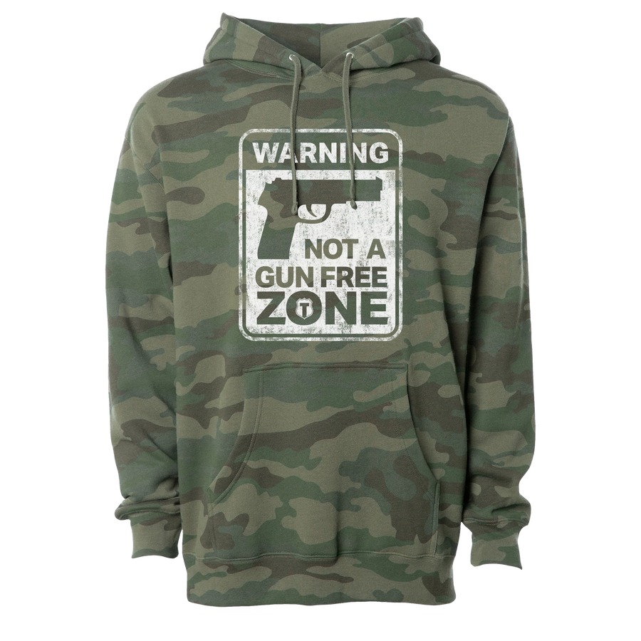 Not A Gun Free Zone Limited Camo Hoodie