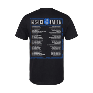 Back The Blue Police Commemorative T-Shirt - SIGNED