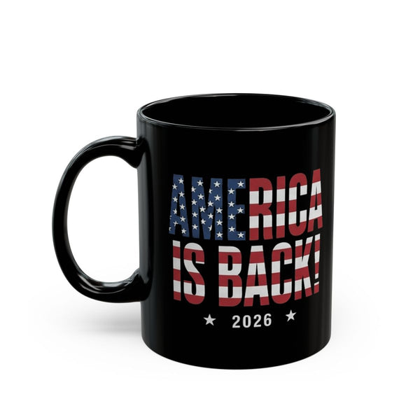 America Is Back Flag mug left