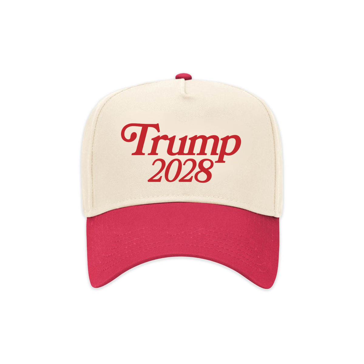 Trump 2028 Vintage Snapback - cream