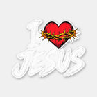 I Love Jesus Sticker — image 2