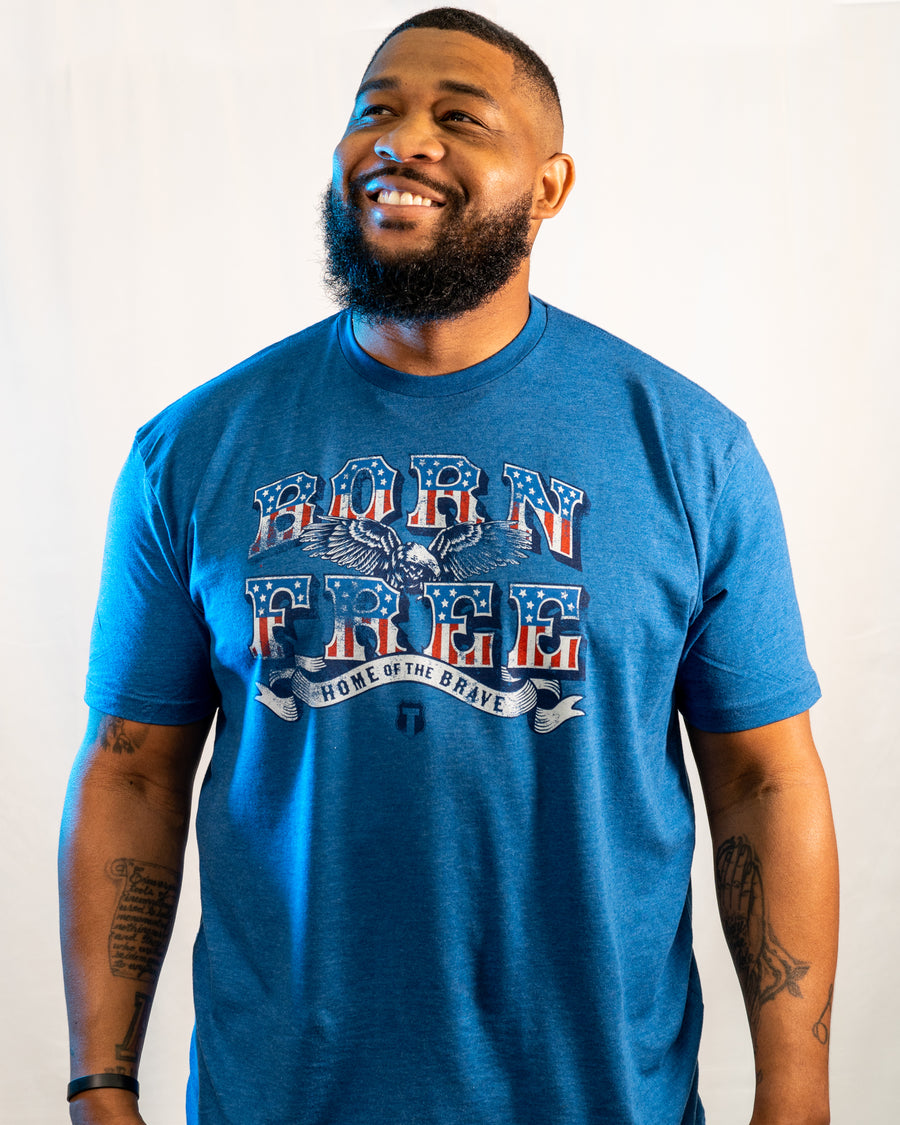 Born Free Home Of The Brave T-shirt