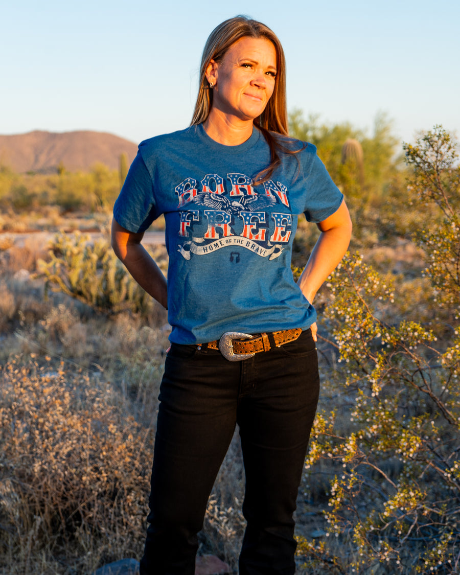 Born Free Home Of The Brave T-shirt