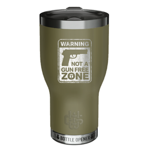 Not A Gun Free Zone Stainless Steel Tumbler