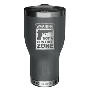 Not A Gun Free Zone Stainless Steel Tumbler