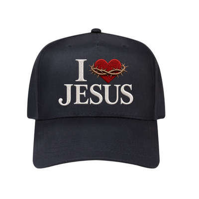I Love Jesus 5-Pannel Hat