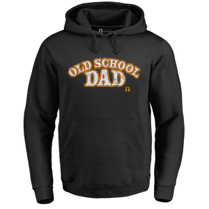 Old School Dad-Black-Hoodie