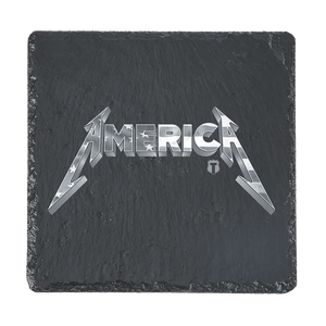 American Metal Engraved Coaster