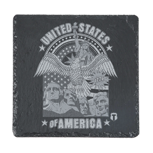 USA Engraved Coaster