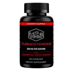 TURKESTERONE 500mg (95%) Ultra High Purity by Black Forest