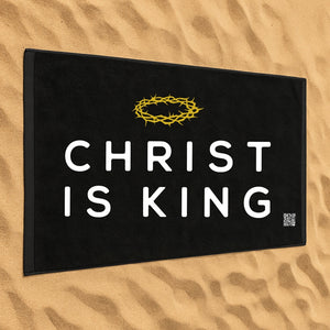 CHRIST IS KING BEACH TOWEL