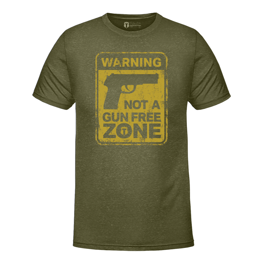 Not A Gun Free Zone Green T-Shirt