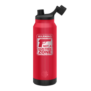 Not A Gun Free Zone Stainless Steel Bottle