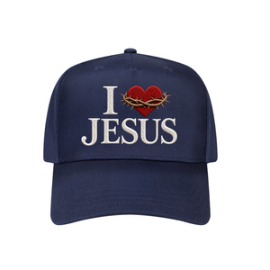 I Love Jesus 5-Pannel Hat