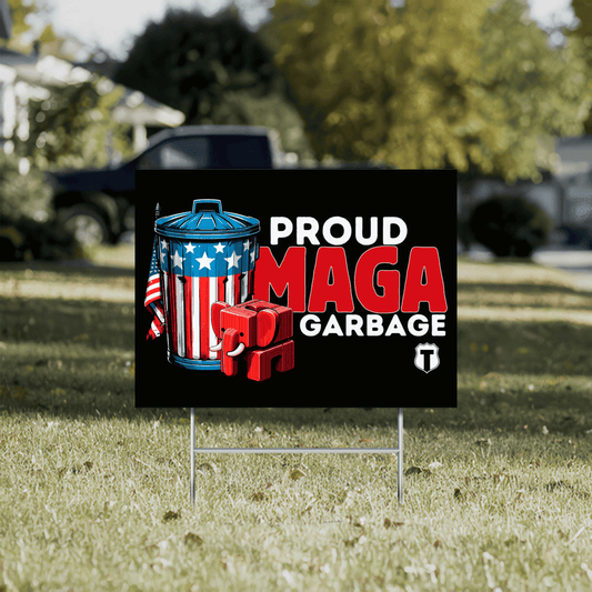 Proud MAGA Elephant Yard Sign