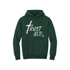 trust god hoodie forest green — image 1