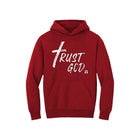 trust god hoodie red — image 3