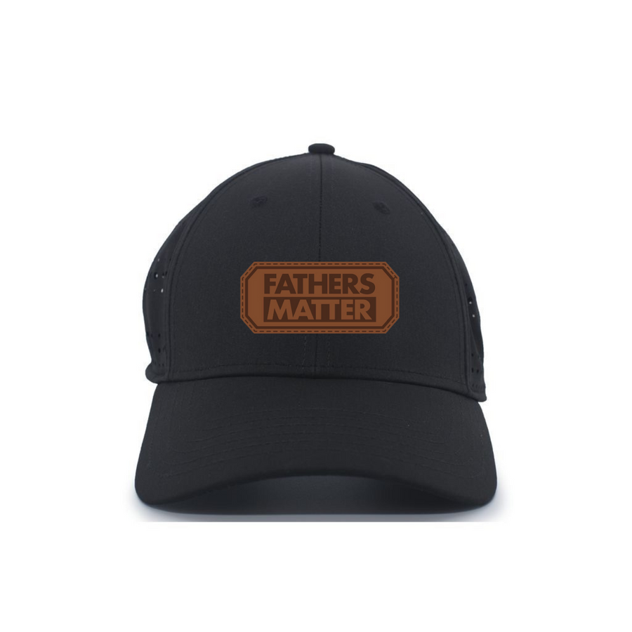 Fathers Matter Leather Patch - Lite Series Perforated Cap