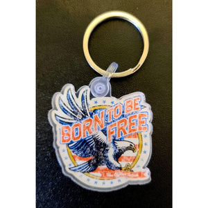 Born To Be Free Keychain - The Officer Tatum Store