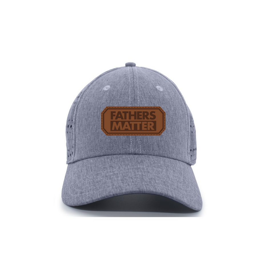 Fathers Matter Leather Patch - Lite Series Perforated Cap