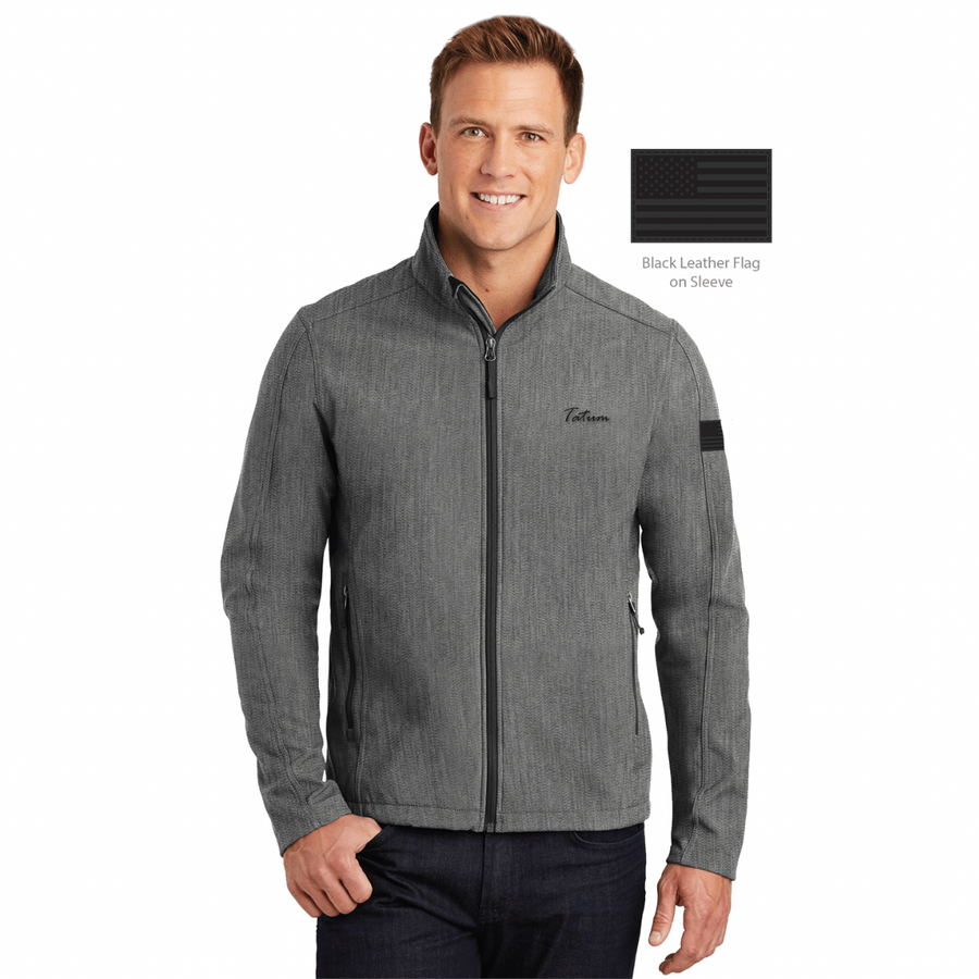 Eddie Bauer Mens Full-Zip Heather Stretch Fleece Jacket