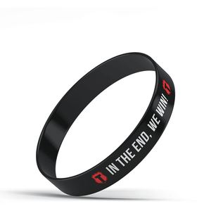 "In The End, We Win!" Wristband - The Officer Tatum Shop