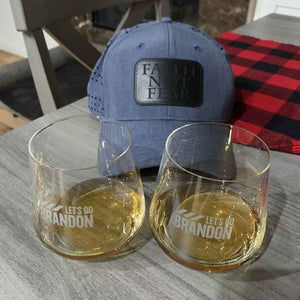 Lets Go Brandon - Whiskey Glass (2 pack)