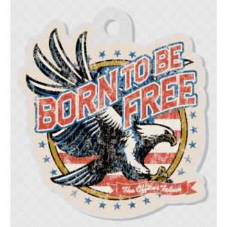 Born To Be Free Keychain - The Officer Tatum Store