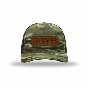 GGY6 Genuine Leather Patch MultiCam Hat - The Officer Tatum Store