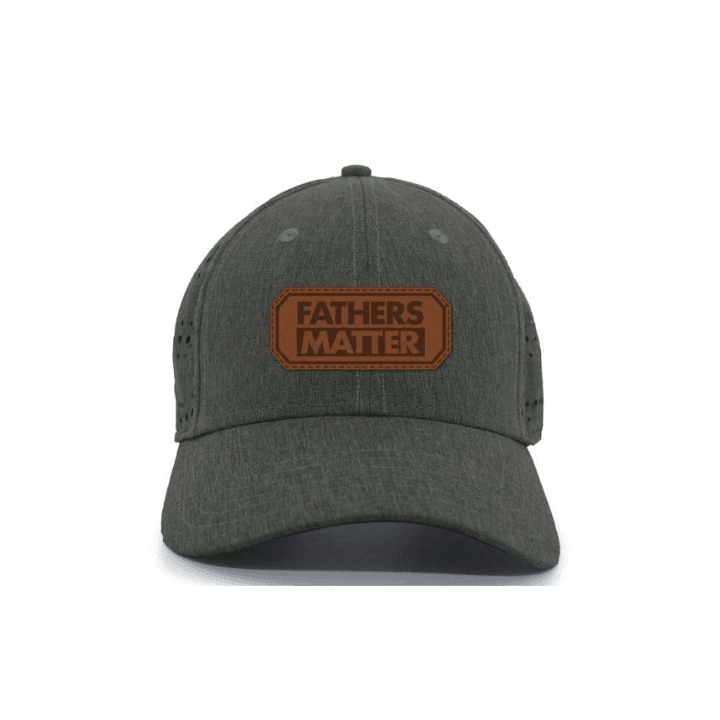 Fathers Matter Leather Patch - Lite Series Perforated Cap - The Officer Tatum Store