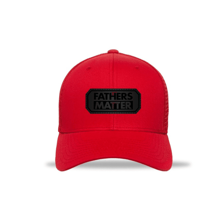 Fathers Matter Blackout Edition Leather Patch Hat - The Officer Tatum Store