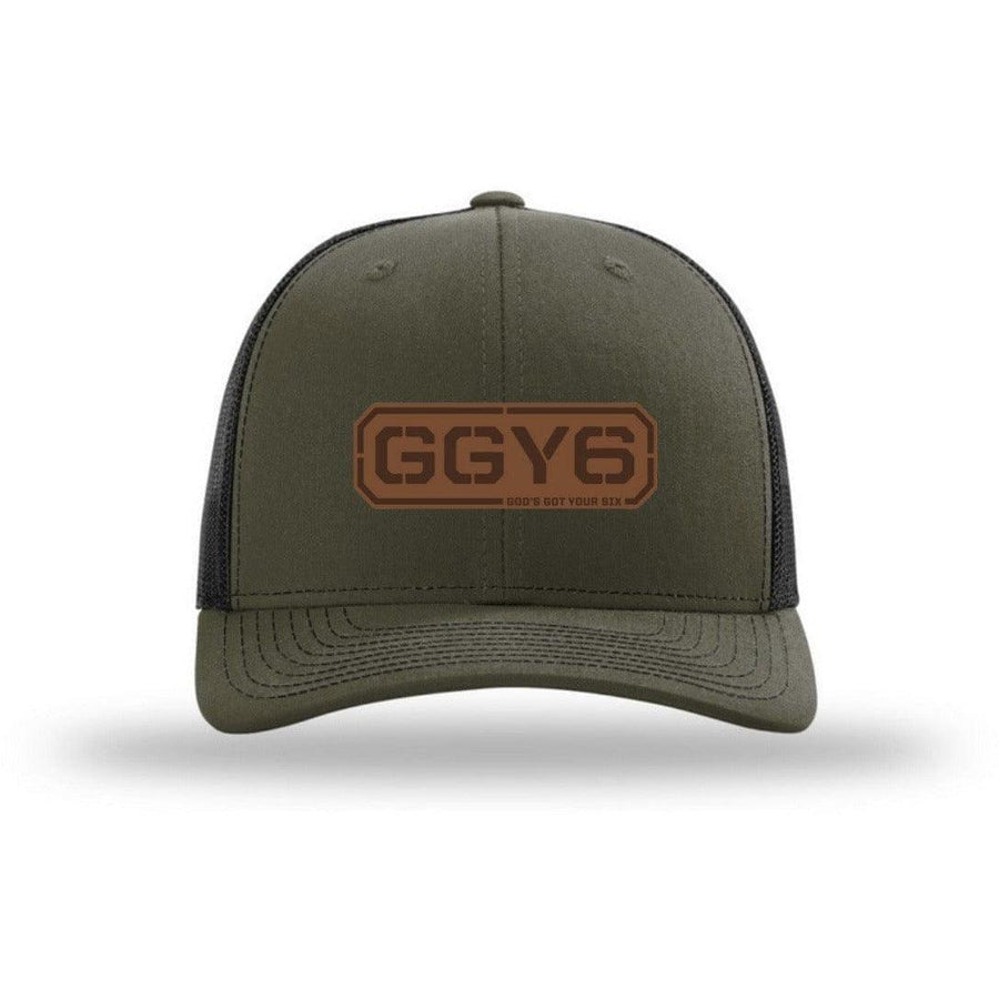 GGY6 Tan Leather Patch Hat - The Officer Tatum Store