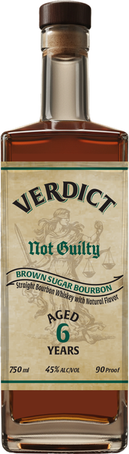 Not Guilty bourbon bottle